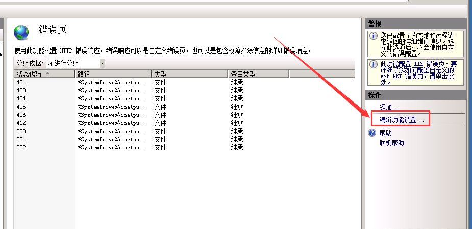 如何設(shè)置IIS網(wǎng)站輸出詳細(xì)錯(cuò)誤？