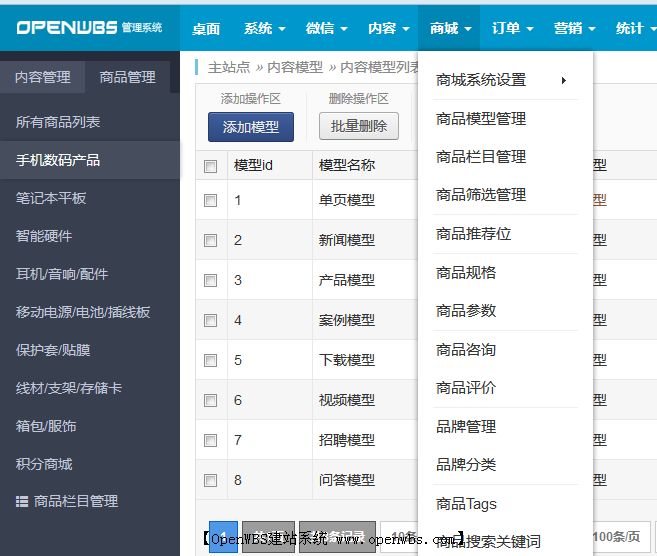OpenWBS商城系統(tǒng)與筑云商城系統(tǒng)的分析